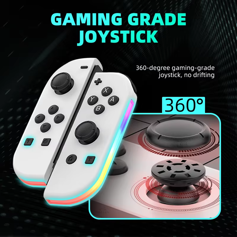 Switch Controller for Nintendo Switch, Switch Remote Control Supports Dual Vibration/Motion Control/Screenshot/Wake-up, White