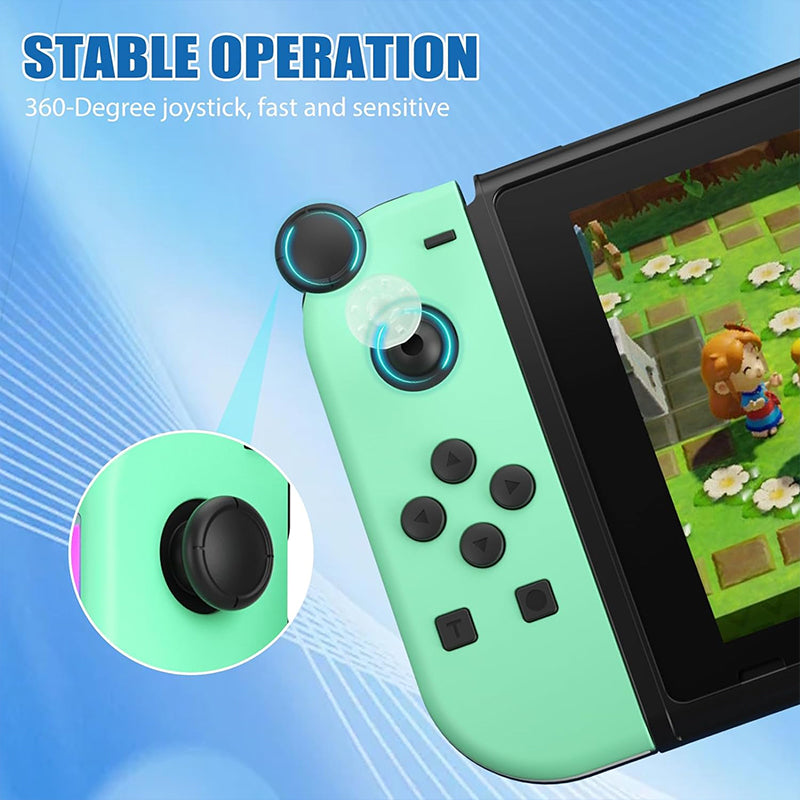 Switch Controller for Nintendo Switch, Switch Remote Control Supports Dual Vibration/Motion Control/Screenshot/Wake-up, Green Blue