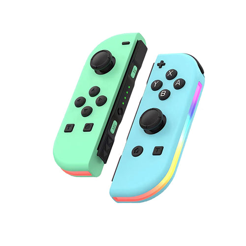 Switch Controller for Nintendo Switch, Switch Remote Control Supports Dual Vibration/Motion Control/Screenshot/Wake-up, Green Blue